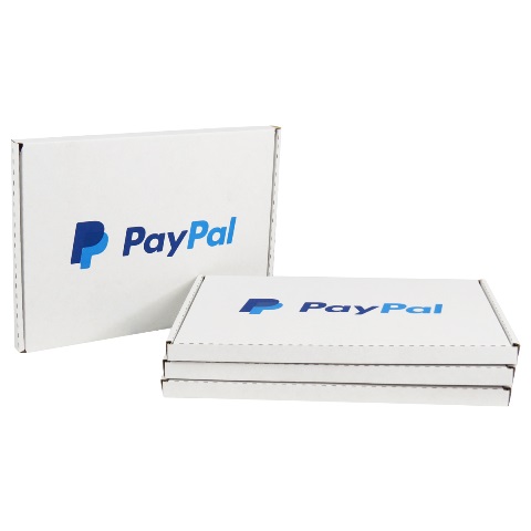 50 x White PIP Royal Mail MAXIMUM LARGE LETTER SIZE PayPal Postal Cardboard Boxes 334x240x19mm